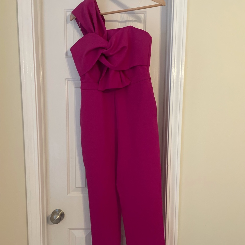 II Brunettes pink jumpsuit, Margot orchid